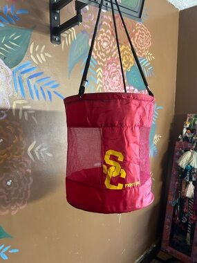 Trojans Red Hanging Garment Bag - Fight On